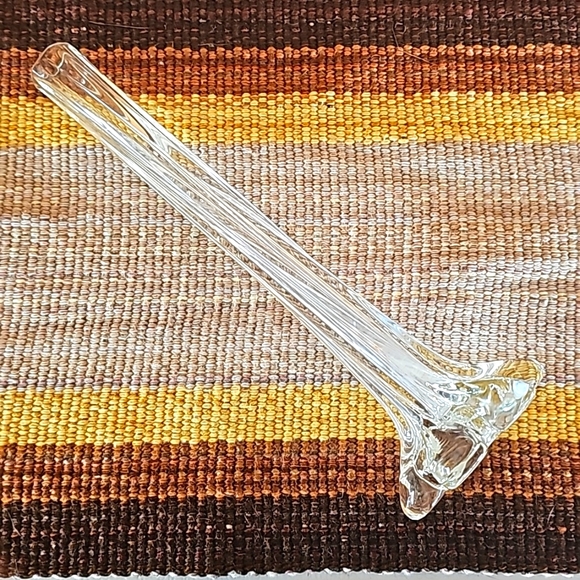 Twisted Glass Tall Bud Vase - Picture 5 of 5